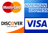 MasterCard American Express Discover Visa Accepted in 94541 